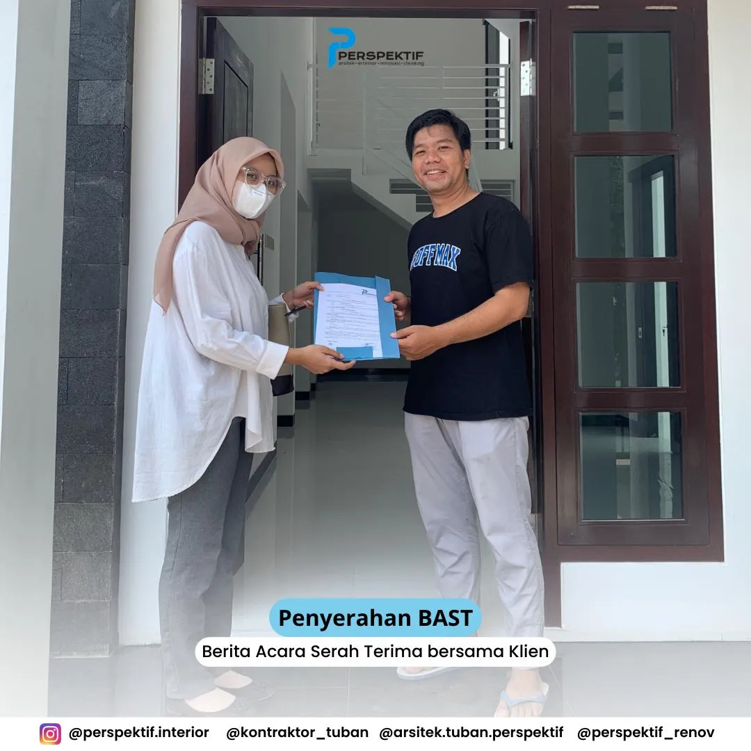 Dokumentasi kontrak dan serah terima klien Perspektif 5