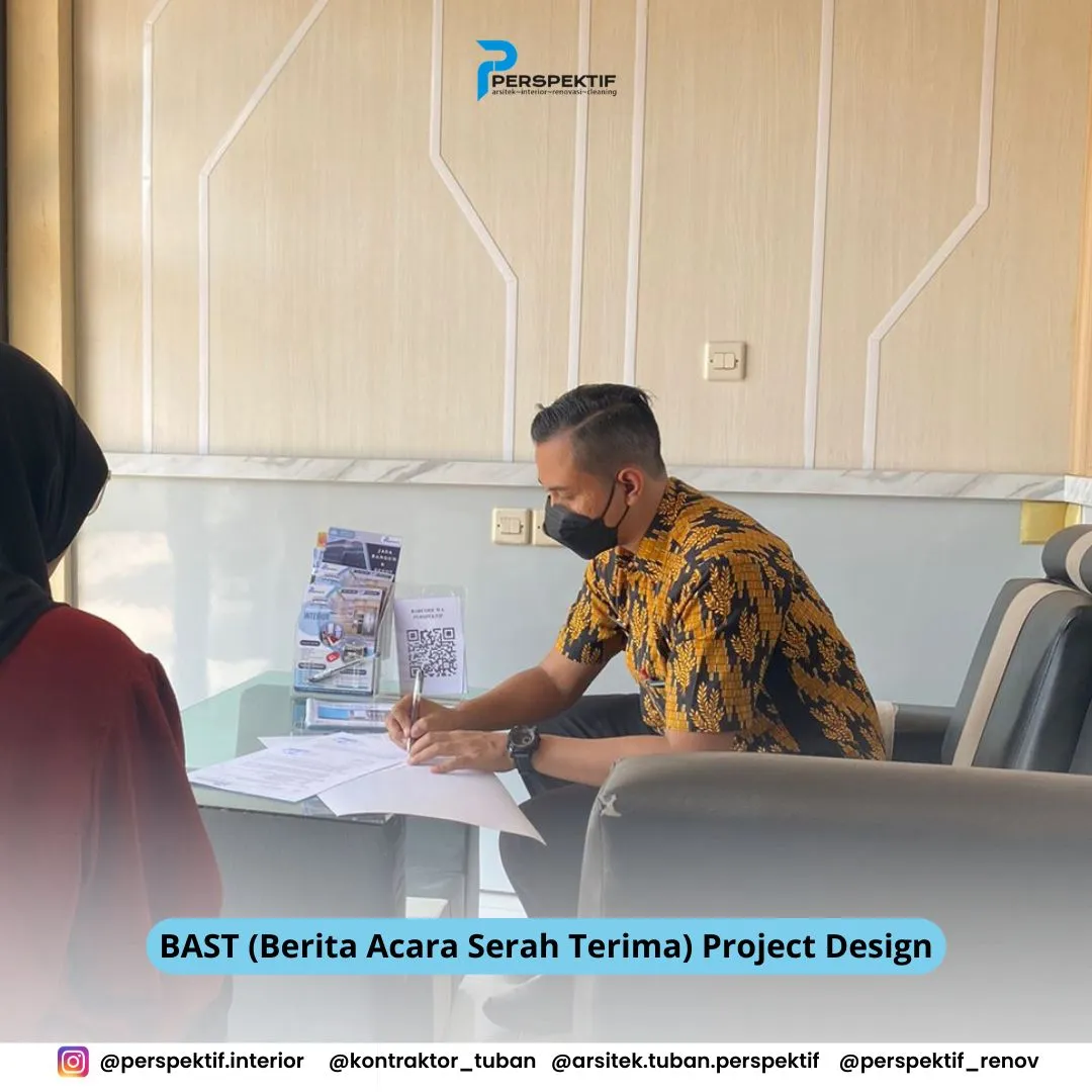 Dokumentasi kontrak dan serah terima klien Perspektif 6